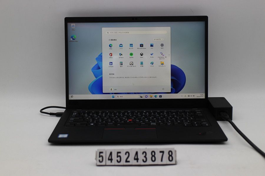 Lenovo ThinkPad X1 Carbon 7th Gen Core i5 8365U 1.6GHz/16GB/256GB(SSD)/14.0W/FHD(1920x1080) タッチパネル/Win11 【545243878】
