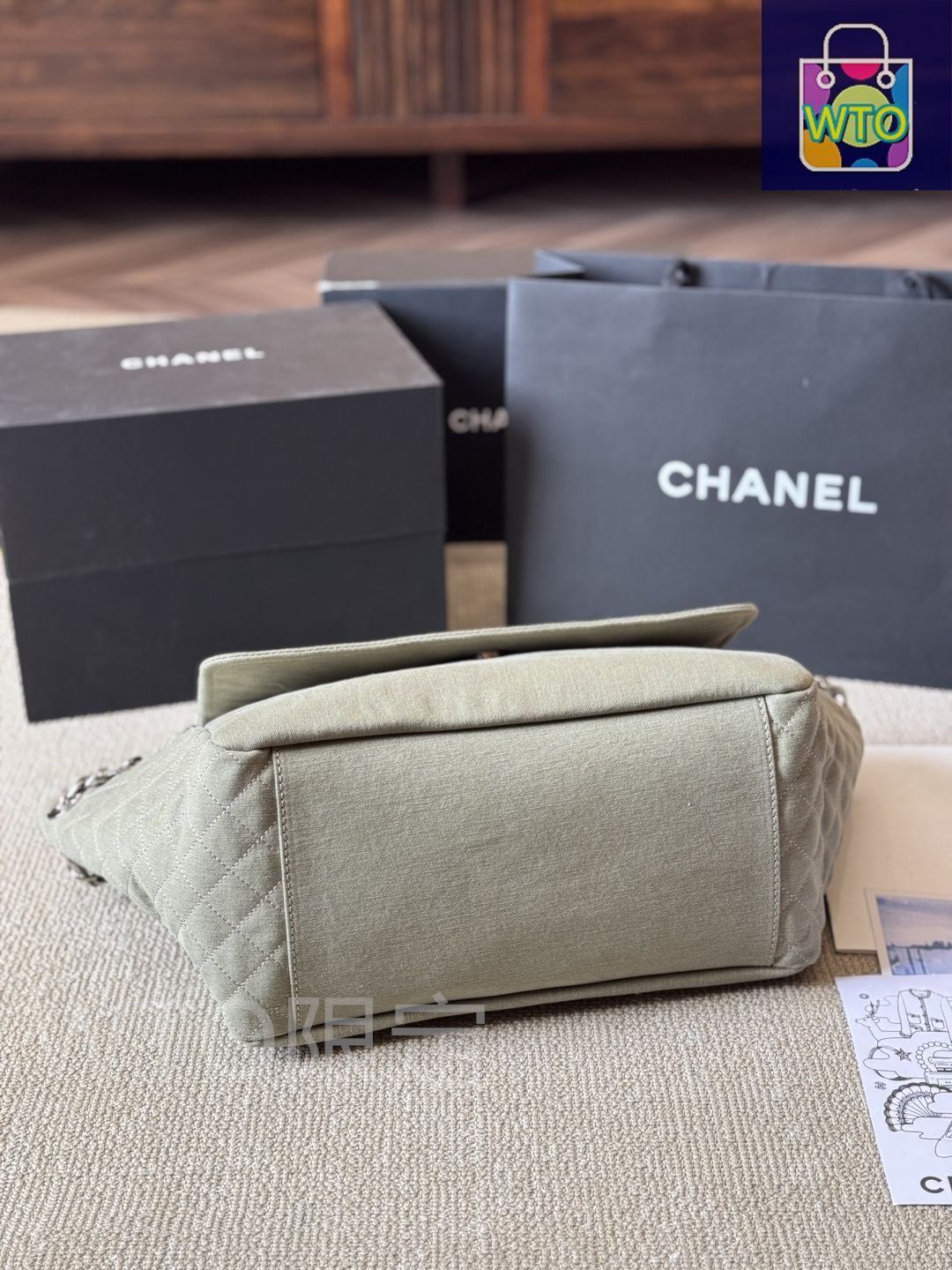 今日WTO】Vintage CHANEL デニム トートバッグ-WTO輸入2-CAK35