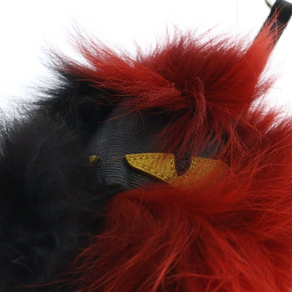 FENDI (フェンディ) バッグバグズ モンスター バイカラー ファー