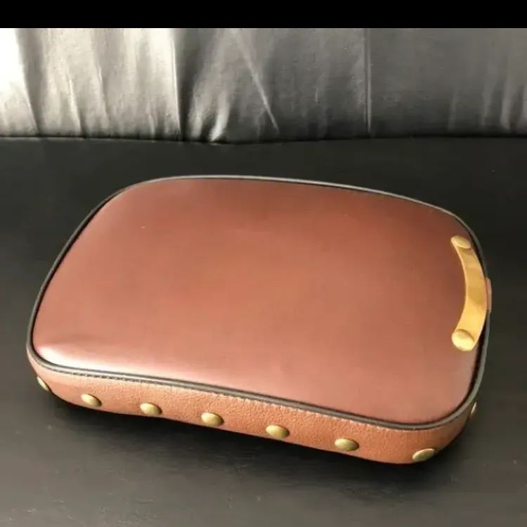タンデム　シート　新品　茶色　送料込み