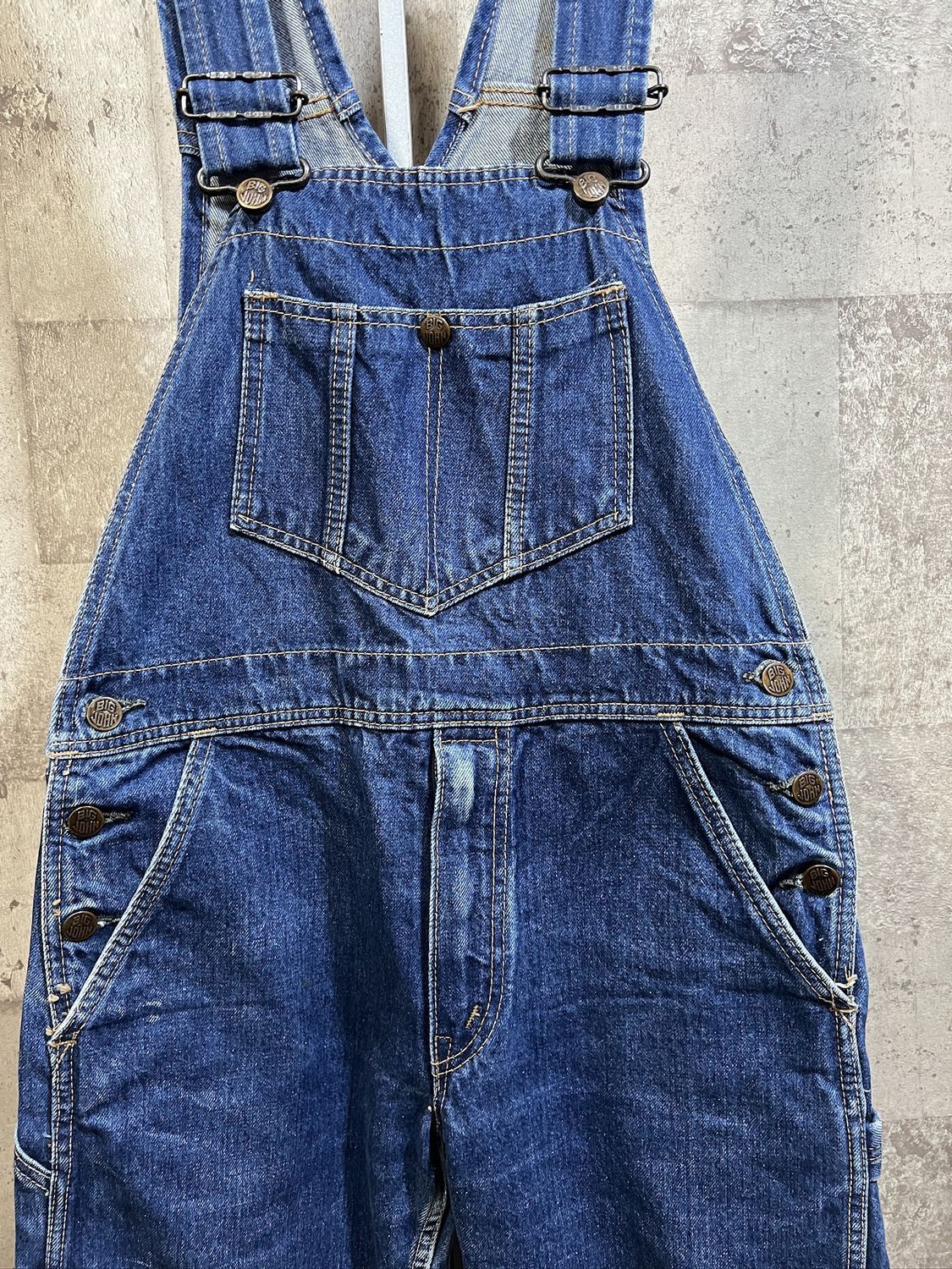 【レア】70's BIG JOHN オーバーオール ヴィンテージ サロペット ビッグジョン オーバーオール サロペット デニム BIG-JHON