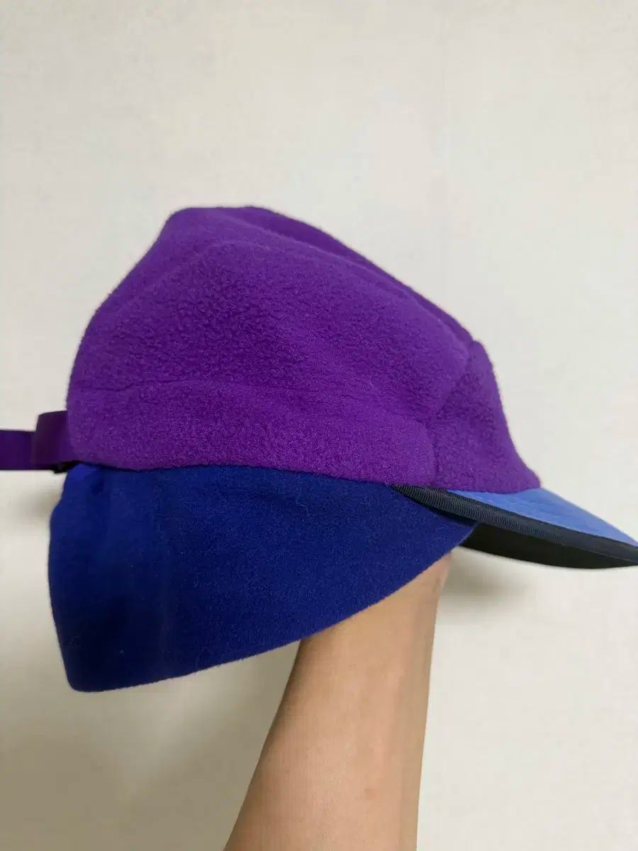 ヴィンテージ 90s patagonia パタゴニア Synchilla シンチラ ダックビル イヤーフラップキャップ|Lサイズ