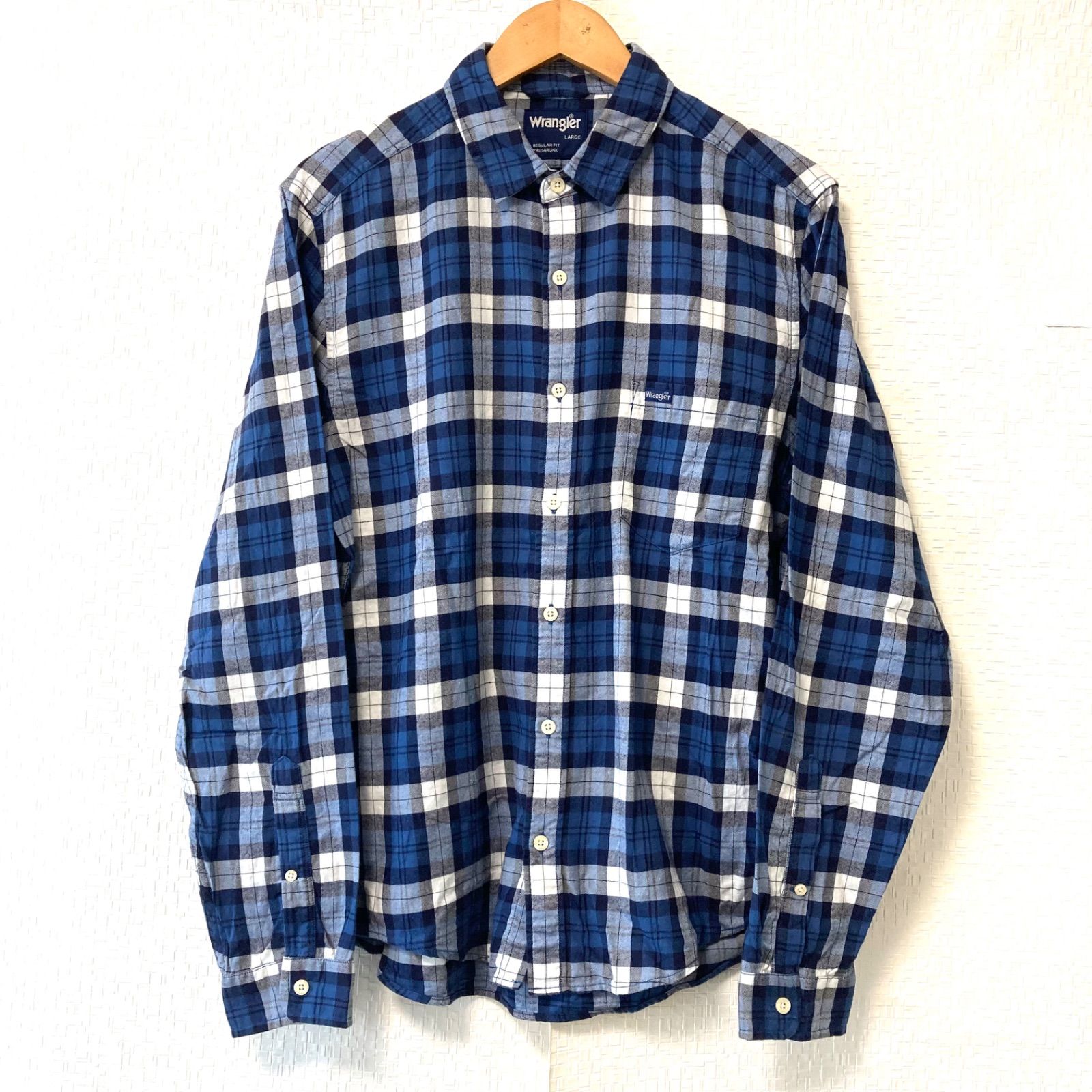 【イシちゃん】Wrangler チェックネルシャツ 2枚セット N.HOOLYWOOD × Wrangler エヌハリウッド S メンズ ネルシャツ