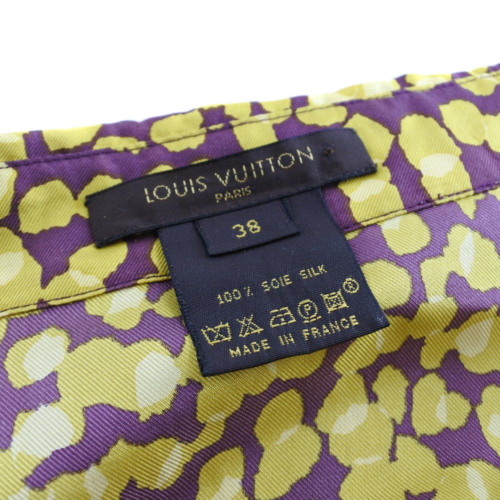 LOUIS VUITTON】ルイ・ヴィトン トップス シルク イエロー レディース