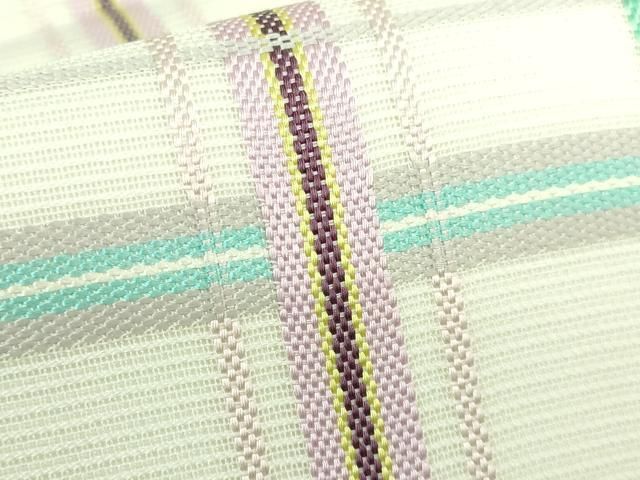 平和屋着物□極上 夏物 六通柄袋帯 格子 やまと誂製 逸品 DZAA7470kh5  