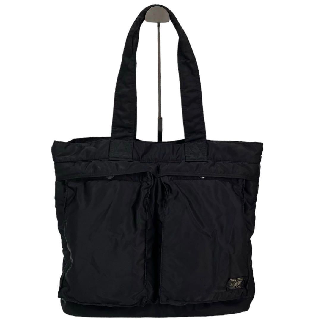 POTER バッグ 3477 PORTER TANKER TOTE BAG ブラック - メルカリ