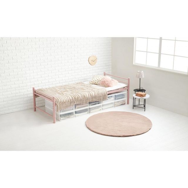 萩原 Hagihara KH-3961M-PI シングルロングベッド 新生活 インテリア 家具おしゃれ NEXPOTALLINN_EU