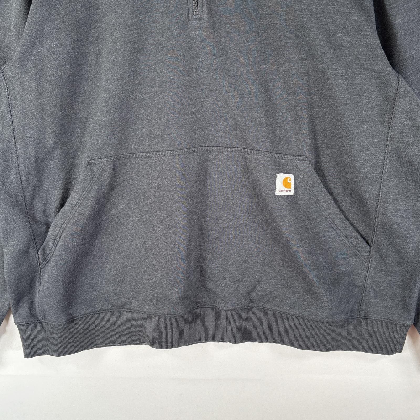 古着 カーハート Carhartt スウェット ハーフジップ トレーナー