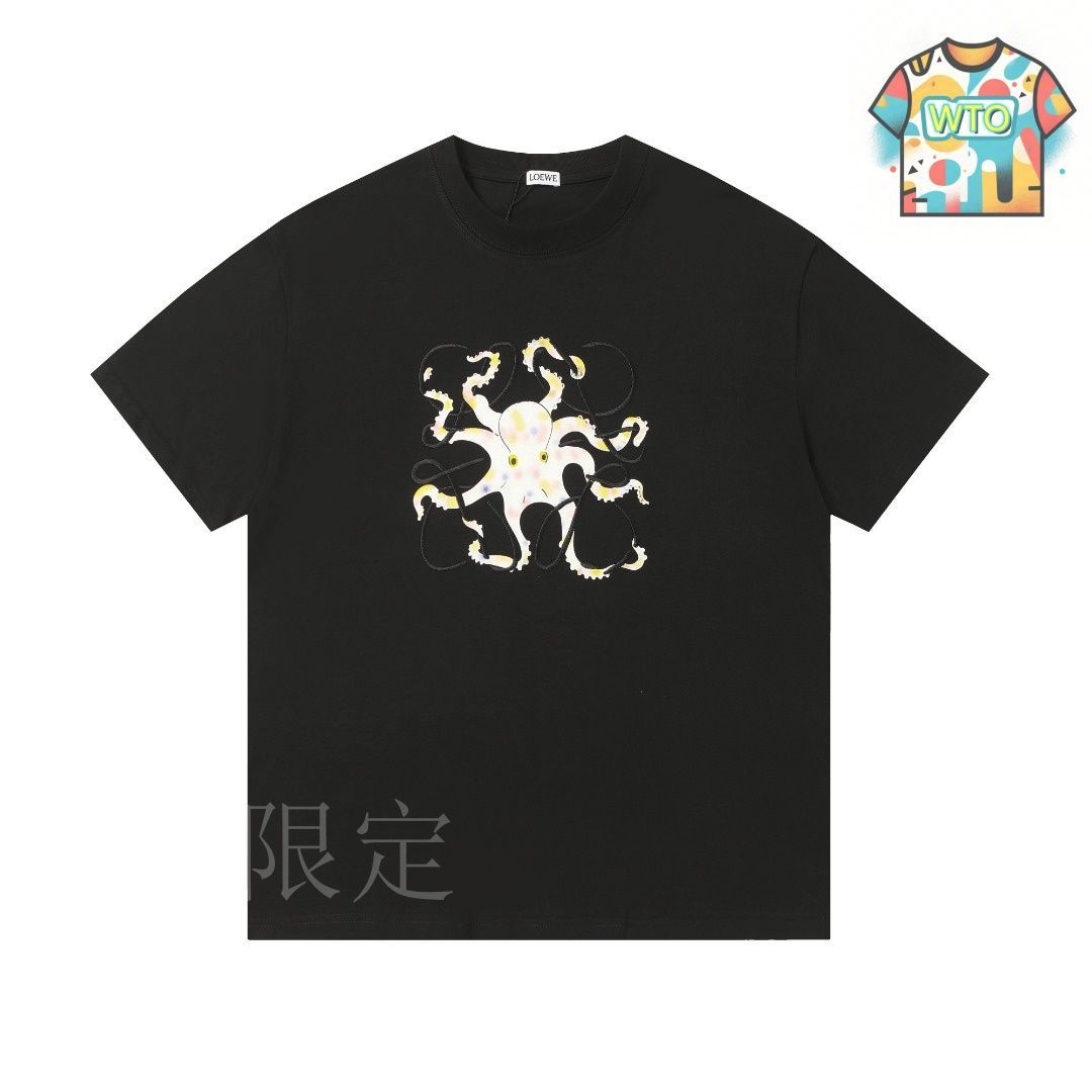 ❤最終値下❤ 美品 LOEWE 半袖T ロゴの刺繍 LOEWE - LOEWE Tシャツ 半袖 刺繍ロゴ ワンポイント ブラック S