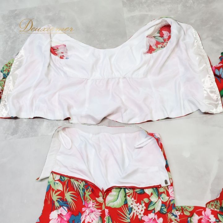 ダンス衣装 花柄スカート