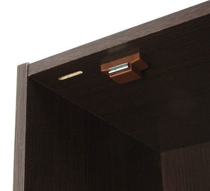 鍵付収納5段キャビネット ブラウン系 収納チェスト（962） - メルカリ