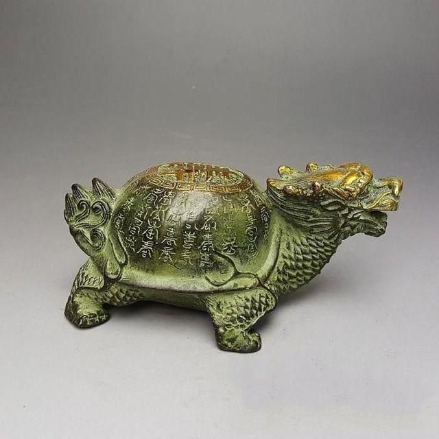 銅器 竜亀 四神獣亀 鎮宅 辟邪 開運 風水 招財 置物 工芸品 装飾品 銅器 竜亀 四神獣亀 鎮宅 辟邪 開運 風水 招財 置物 工芸品