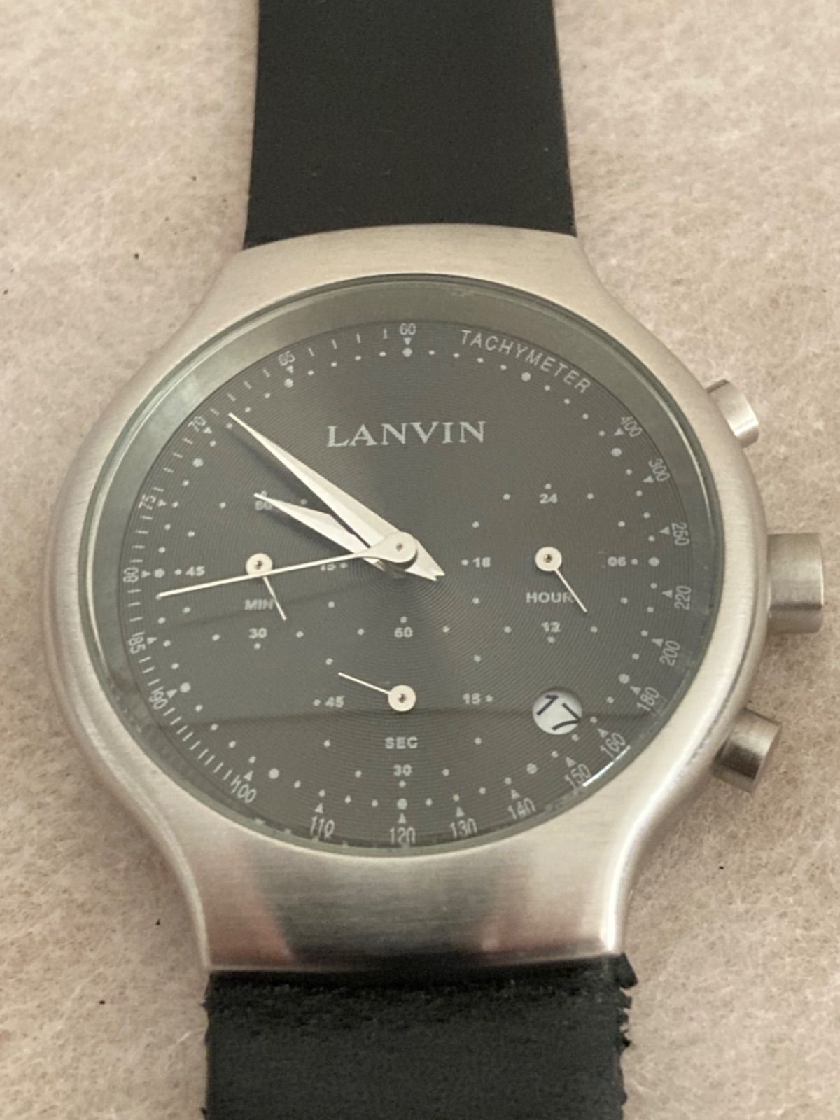 値下げ 稼働☆LANVIN ランバン クォーツ腕時計 電池新品交換済 - メルカリ