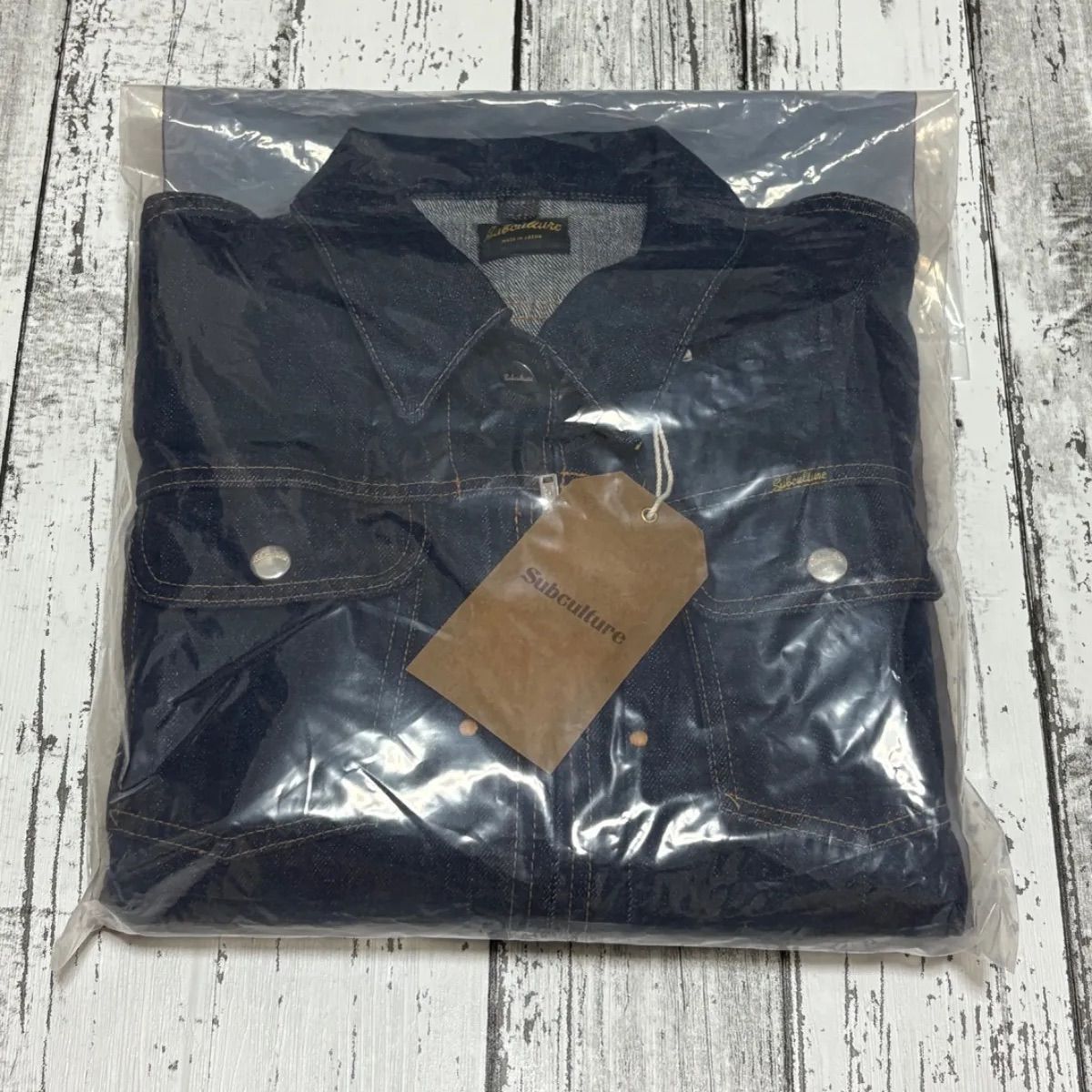 新品未使用】サブカルチャー SC Subculture Denim Jacket SCZ / INDIGO Size1 デニム ジャケット  subculture ブルゾン ステッカー付 - メルカリ