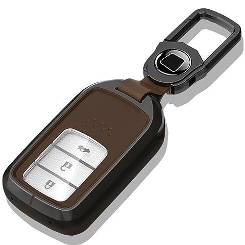 ブラウン [PELKERDR] ホンダ HONDA キーケース 新型 フリード オデッセイ ステップワゴン フィット S660 CR-Z ヴェゼル CR-V ジェイド シャトル シビック セダン ハッチバック タイプR アコード 専用 