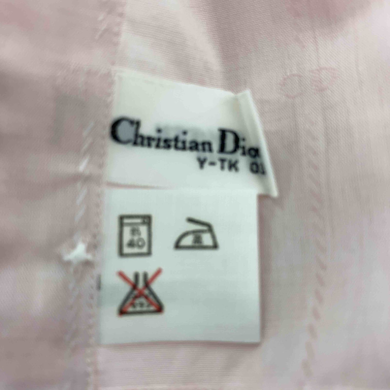 Christian Dior クリスチャンディオール メンズ 長袖シャツ ピンク