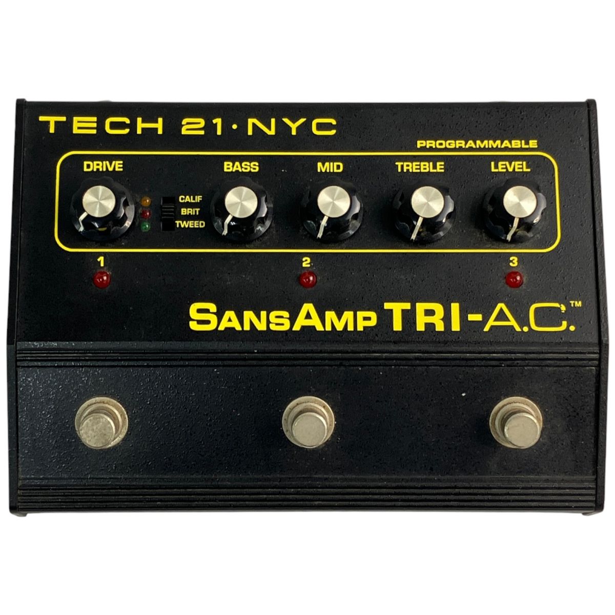 ジャンク TECH21 SANS AMP TRI-AC プログラマブル 3ch プリアンプ N10030415