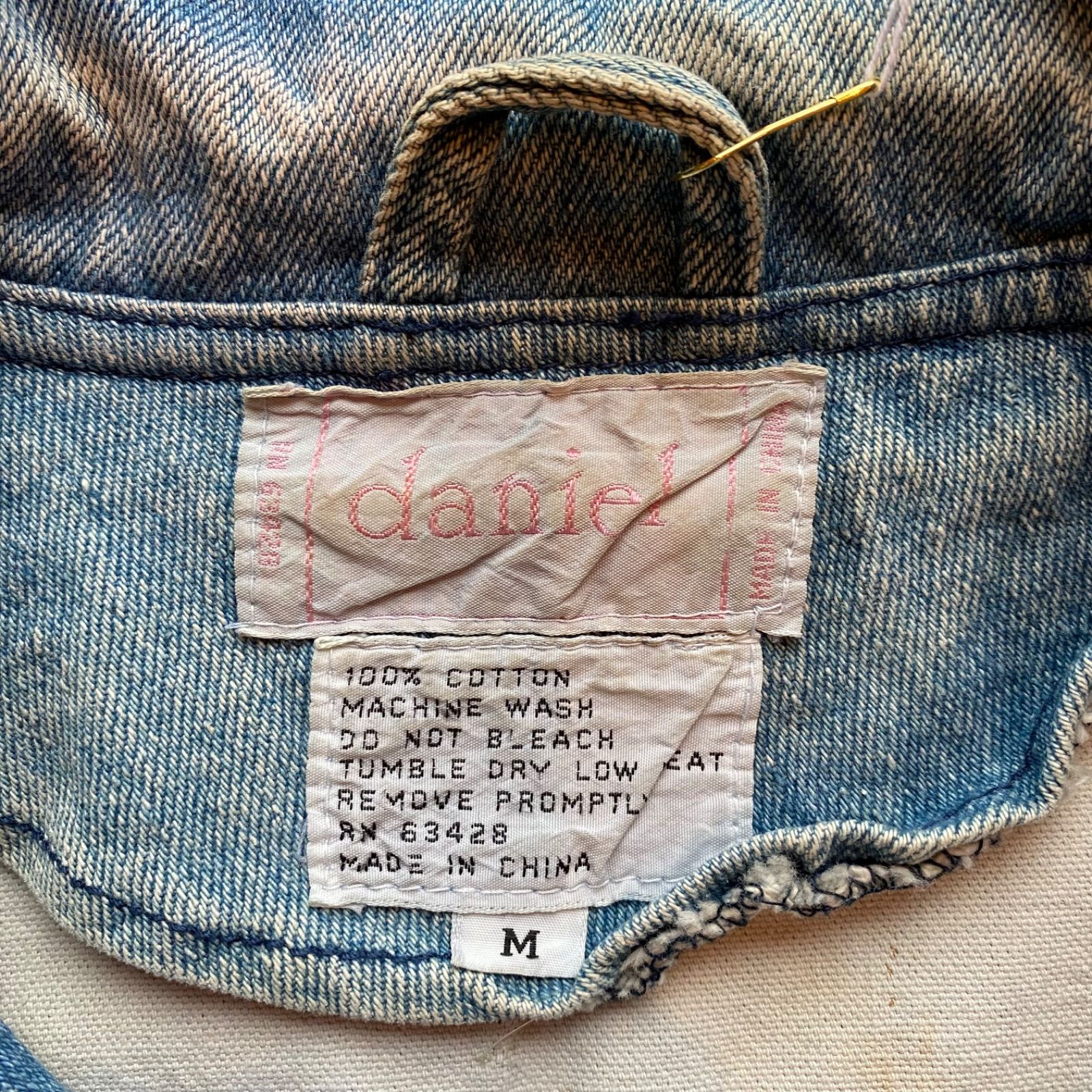 フリンジ付き リメイク デニムジャケット Gジャン - メルカリ