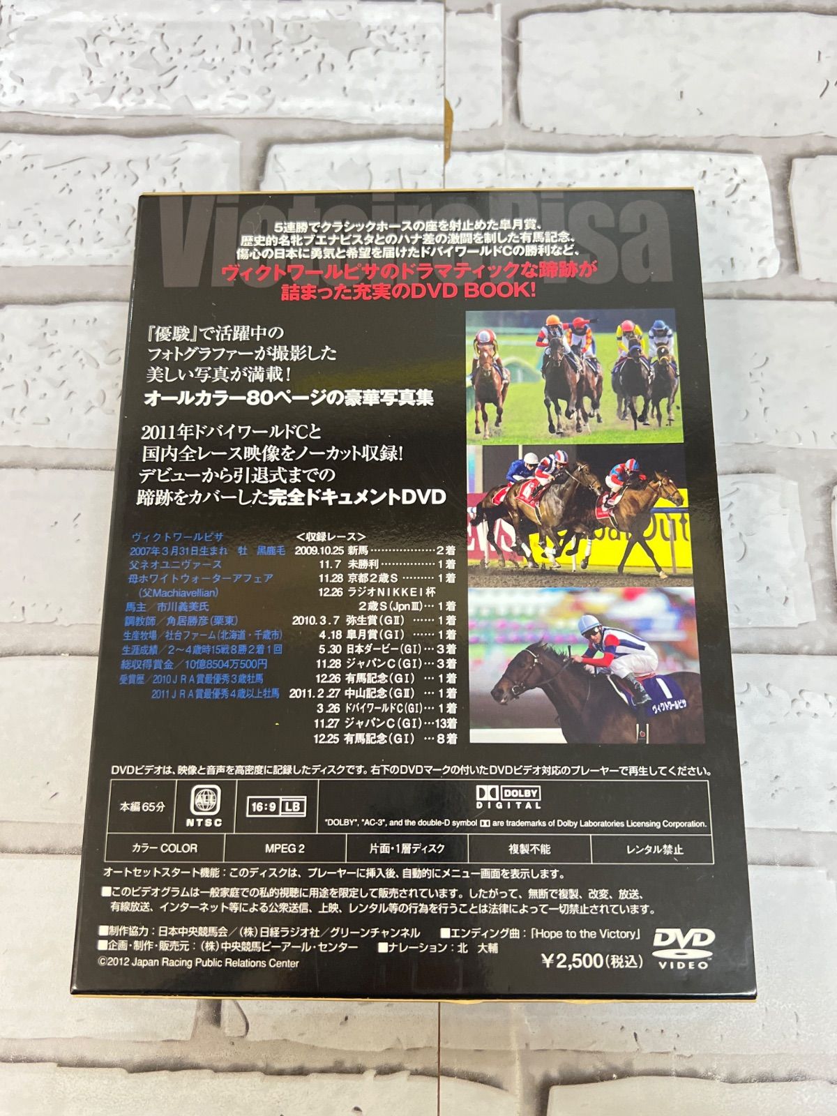 W8-99】◇ 中央DVD 優駿 特別編集永久保存版 ヴィクトワールピサ