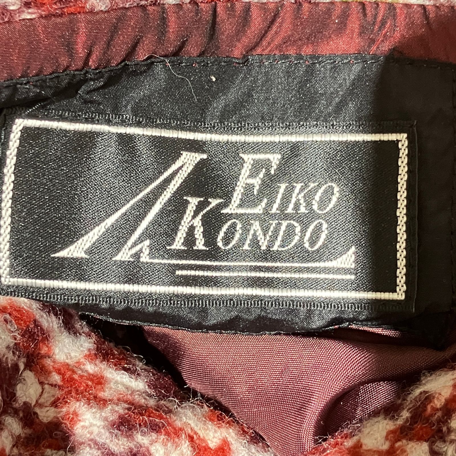 訳アリ品』EIKO KONDO エイココンドウ 個性派 総柄 ロング