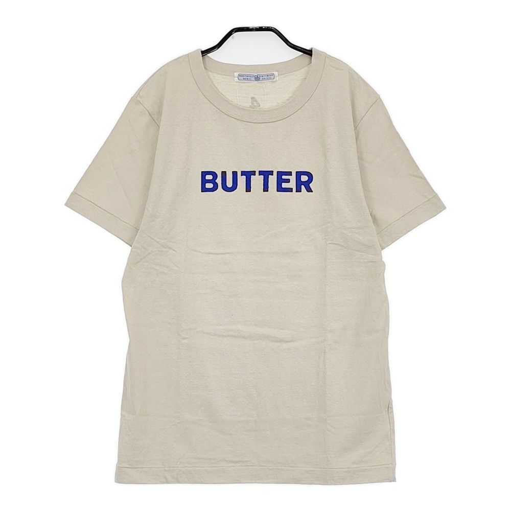 R&D.M.Co- 未使用 BUTTER プリントTシャツ 定価13200円 Sand