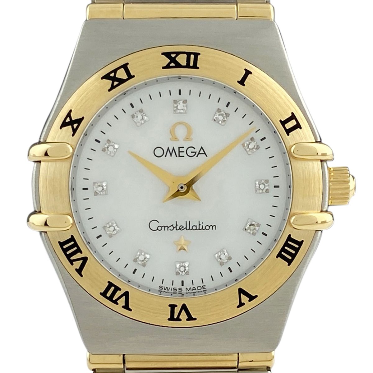 オメガ OMEGA コンステレーション ミニ 12Pダイヤ 1262.75 腕時計 SS  