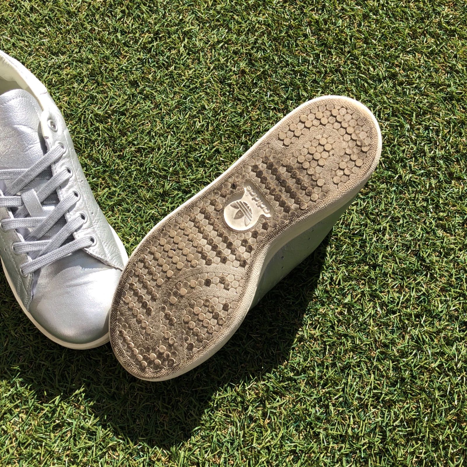 美品22.5 adidas STANSMITHアディダス スタンスミス C169 - メルカリ