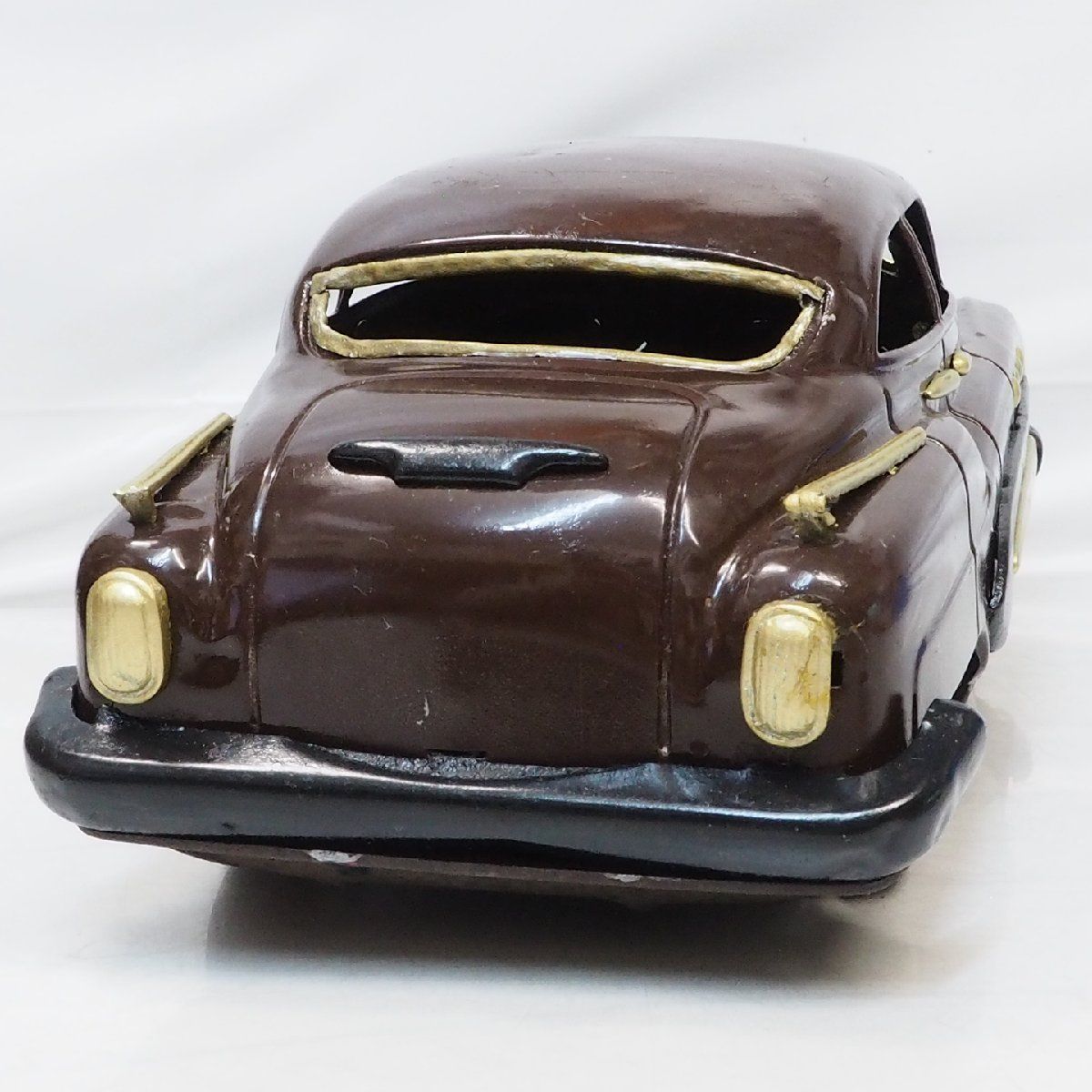 増田屋【スーパービュイック 茶リペイント?動作不良】ブリキtin自動車car箱無 増田屋【スーパービュイック Super Buick 茶色リペイント?動作