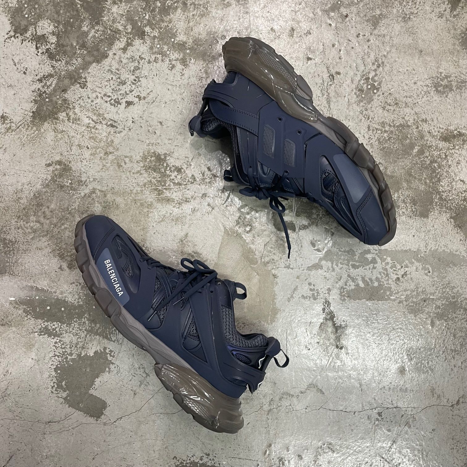 【BALENCIAGA】トラック クリアソール スニーカー 美品✨バレンシアガ トラックトレーナー クリアソール