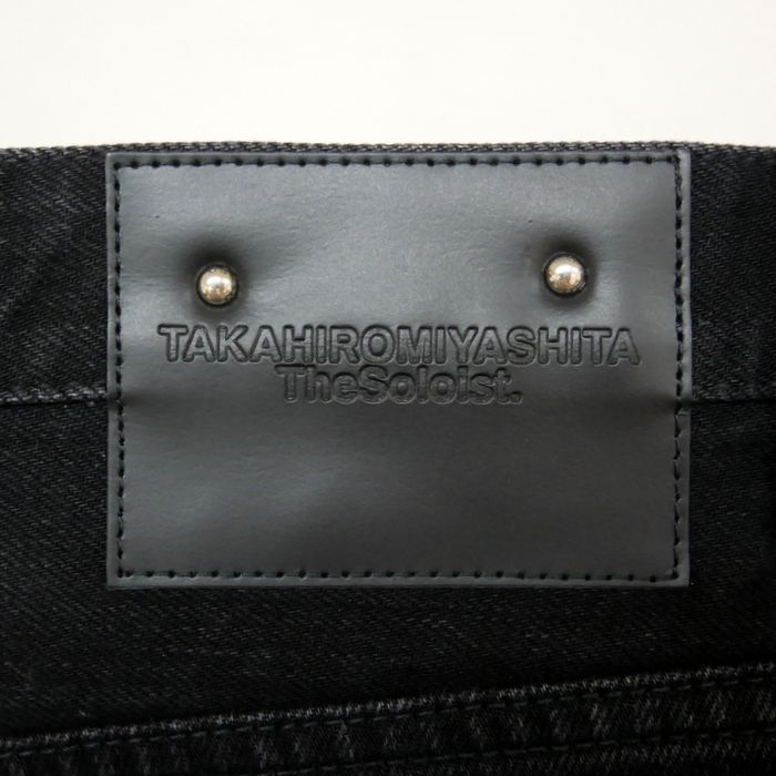 マインデニム ソロイスト スリムストレート ブラックデニム 31 TAKAHIROMIYASHITATheSoloist. (タカヒロミヤシタザソロイスト