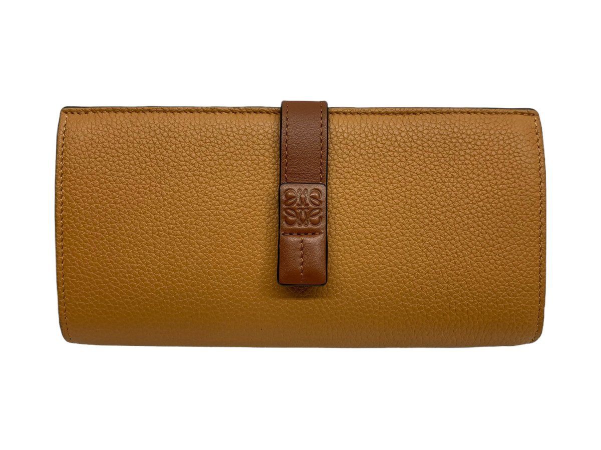 LOEWE ロエベ バーティカルウォレット 折財布 オフホワイト ブラウン 小物