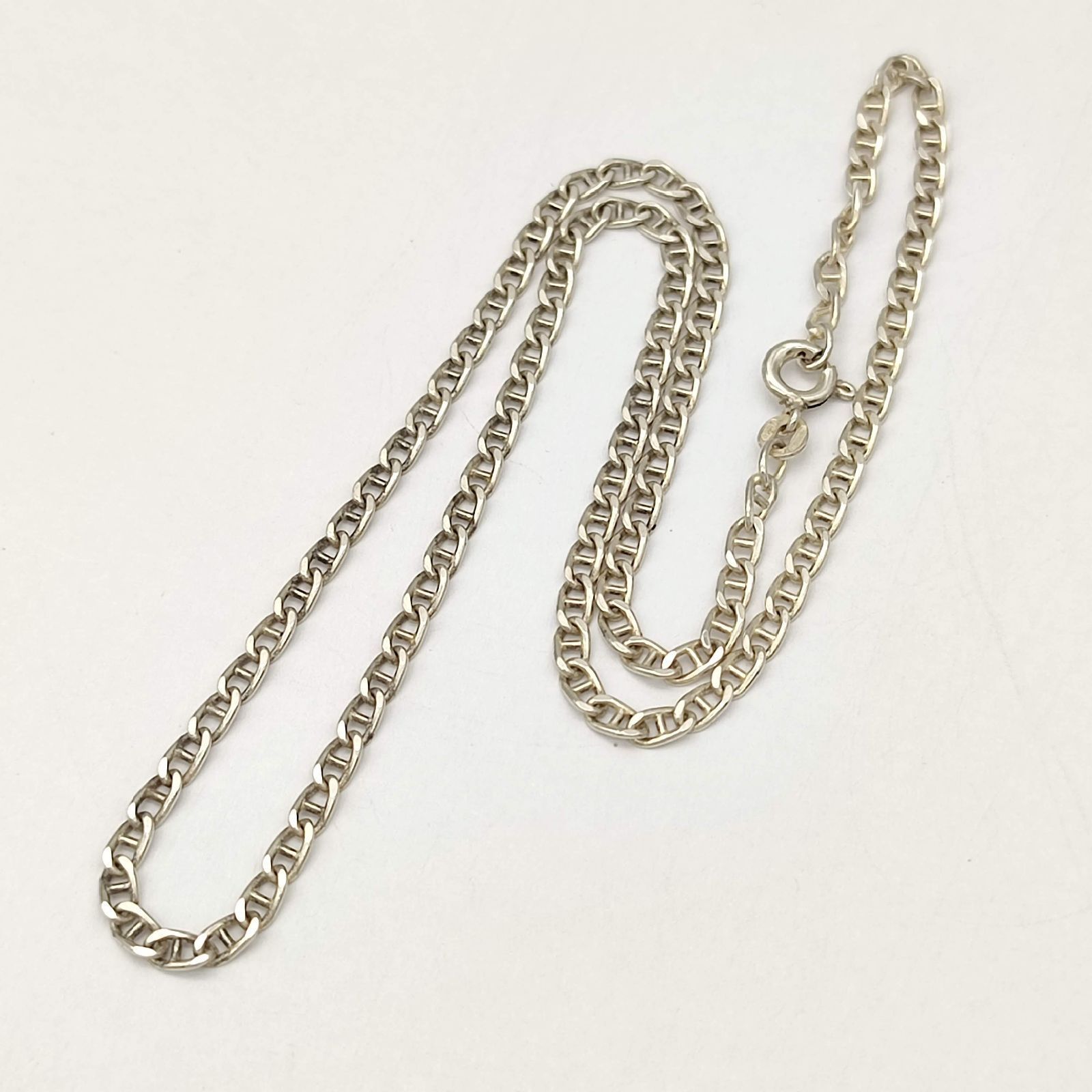 美品】UNOAERRE ウノアエレ アンカーチェーンネックレス SILVER