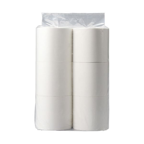 TANOSEEトイレットペーパー パルプ パック包装 シングル 芯なし 250m1セット 240ロール 24ロール×10ケース