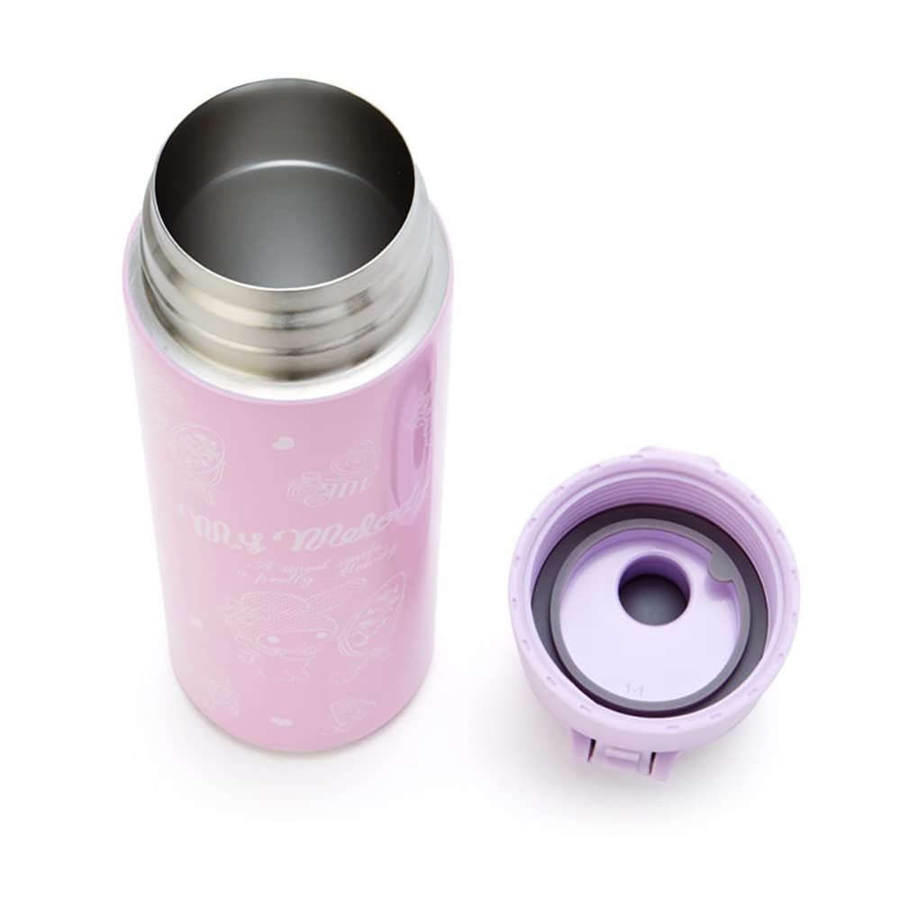 サンリオ 子供用 水筒 470ml 直飲み ワンタッチ ステンレス ボトル