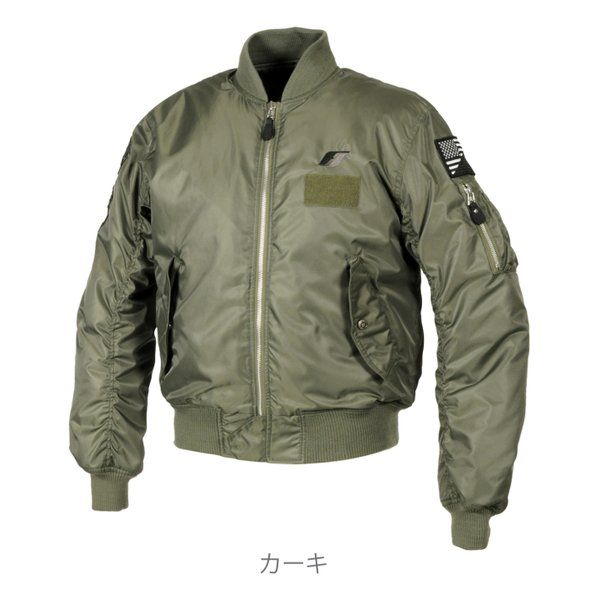 【新品】flagship（フラッグシップ） バイク用 秋冬 パーソナルMA-1  カーキ/LLサイズ FJ-W212/カーキ/LL (2613920)