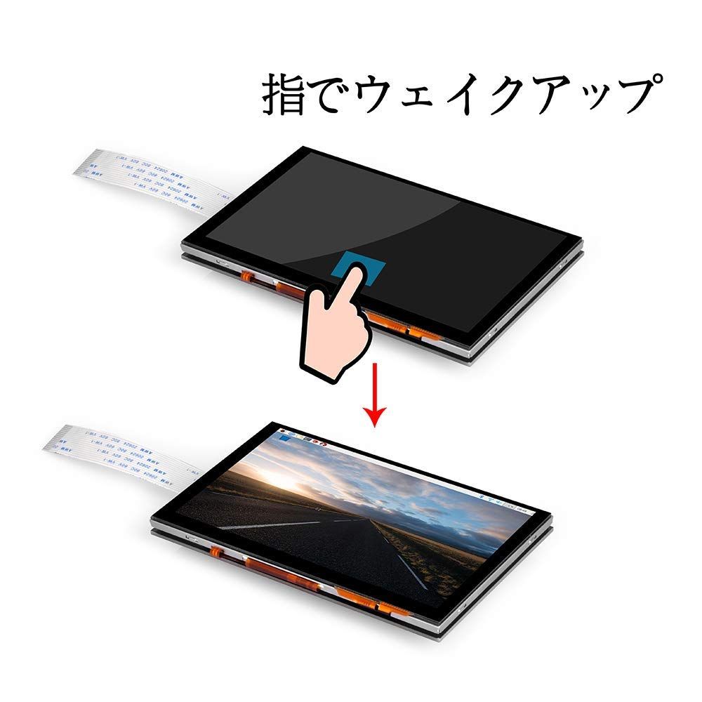 800×480解像度 ラズベリーパイ2