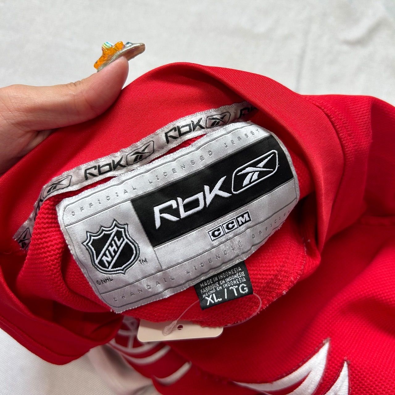 NHL アイスホッケー デトロイトレッドウィング ゲームシャツ
