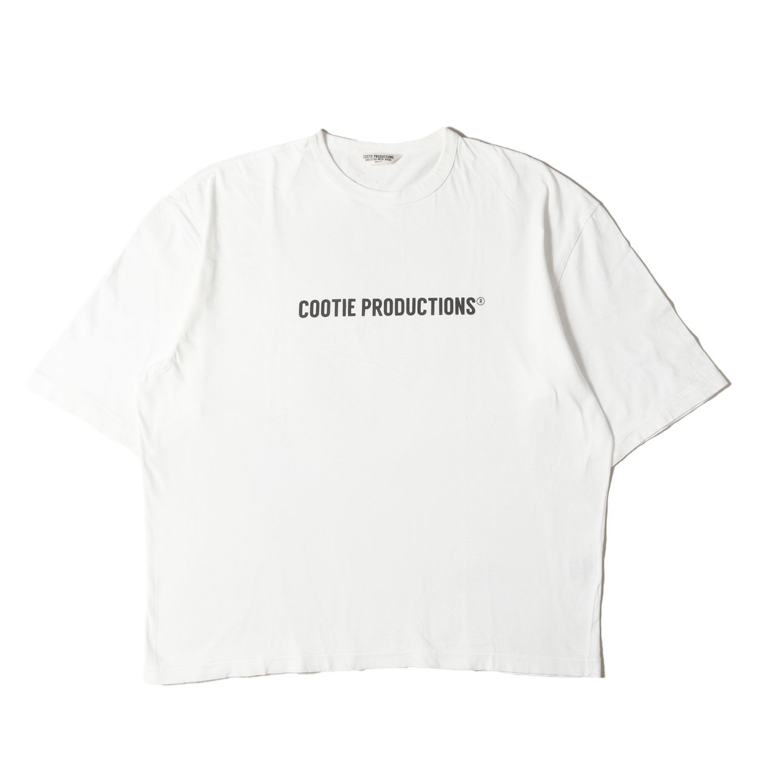 COOTIE クーティー Tシャツ ホワイト 白 サイス:S | ブランドロゴ 