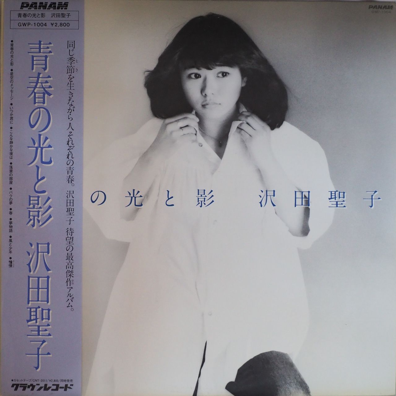 沢田聖子 青春の光と影☆1981年リリース☆盤面良好☆ アナログ盤 [1563-