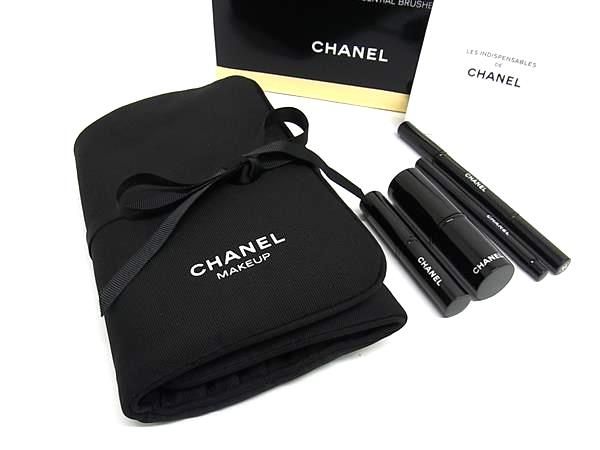 CHANEL レ ザンディスパンサーブルドゥシャネル ブラシ、ミラーポーチ