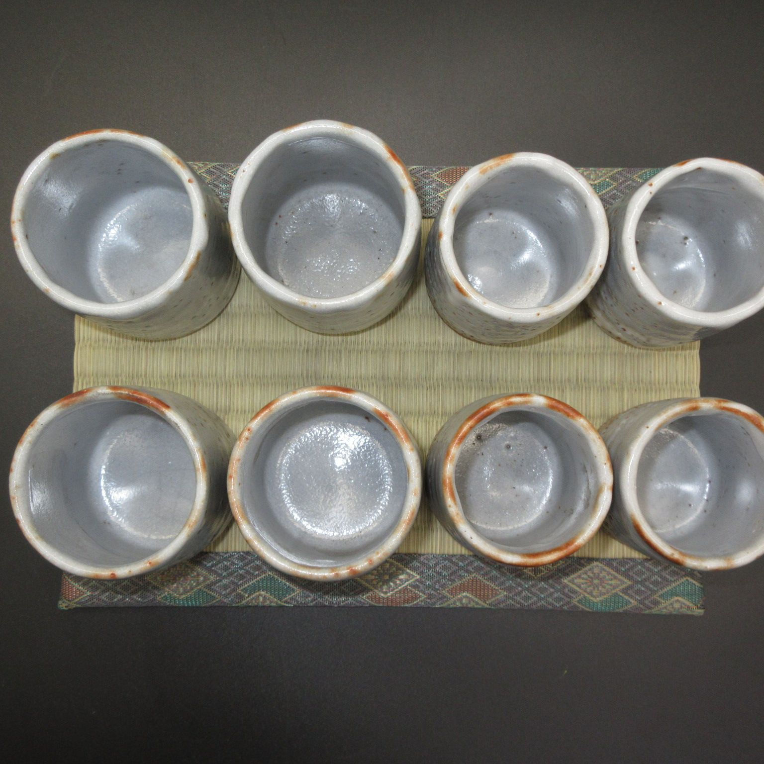 あられH様専用】陶器 美濃焼 秀泉窯 鼠志野 志野 菓子鉢 長湯呑 - メルカリ