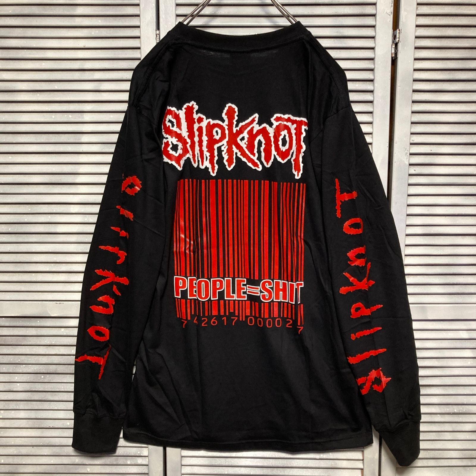 ⭐︎ スリップノット Slipknot 黒 長袖 Tシャツ ロンT バンド ロング 