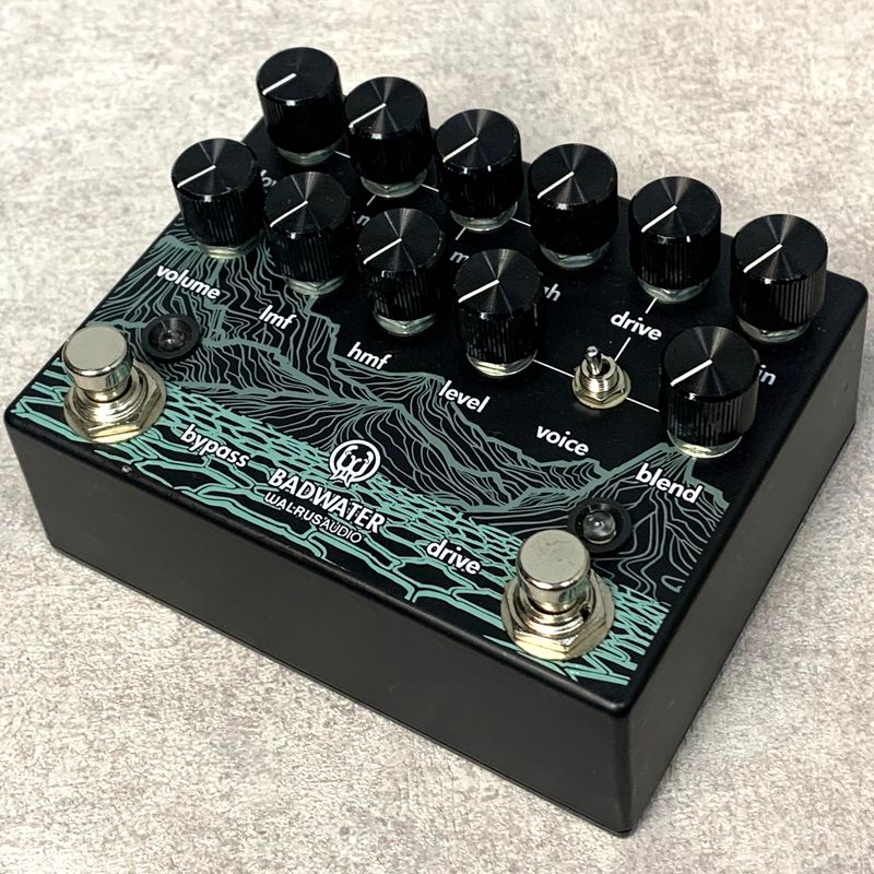 WALRUS AUDIO Badwater Bass ベースプリアンプ WALRUS AUDIOからオールインワンのベースプリアンプが発売！