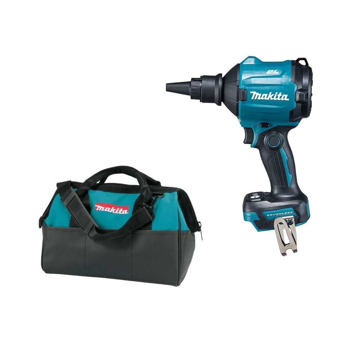 マキタ(makita) 充電式エアダスター AS180DZ+トートバッグ 18V【本体+トートバッグ】吹き飛ばし 空気入れ 空気抜き - メルカリ