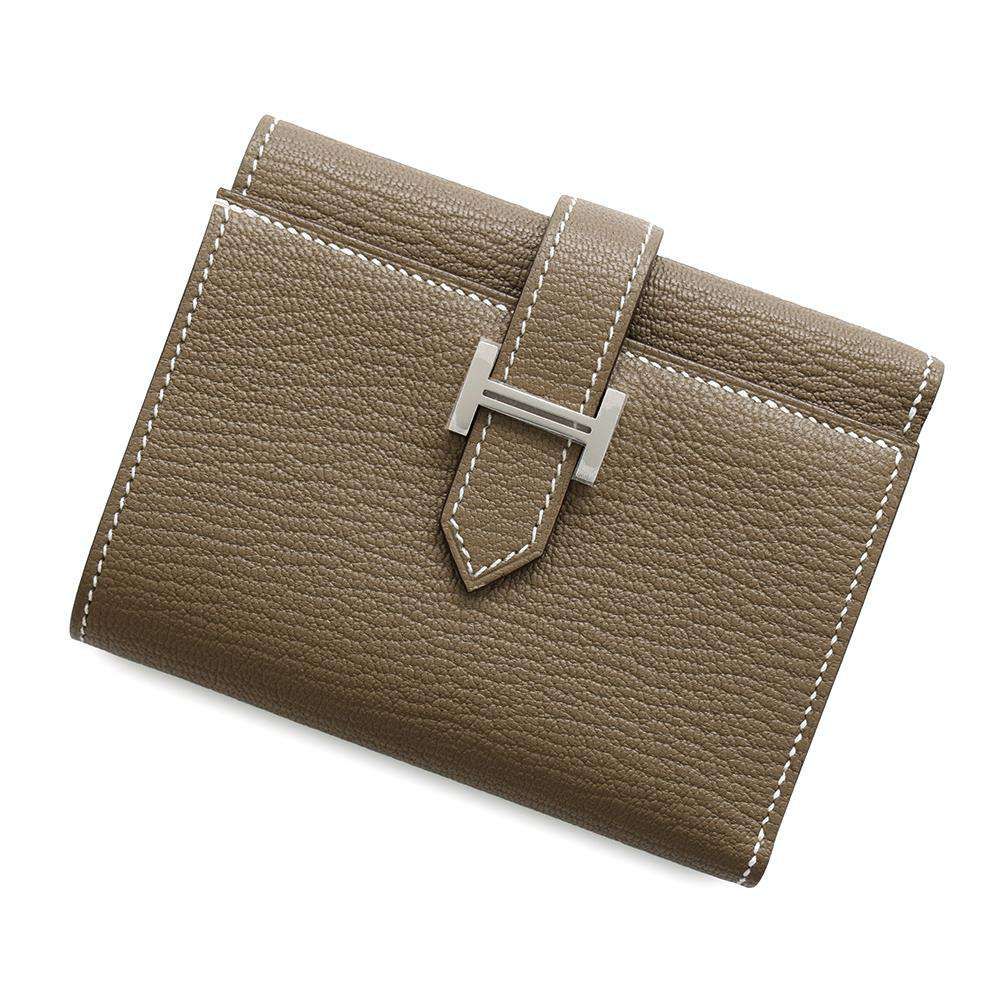 エルメス エルメス HERMES シェブルミゾル ベアン 財布 □C レディース 
