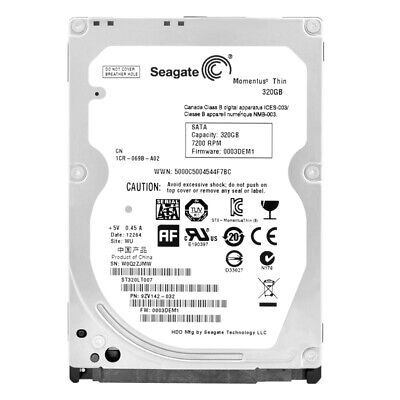 Seagate 320Gb ST320LT007 16Mb Cache 7200Rpm SATA II 2，5 