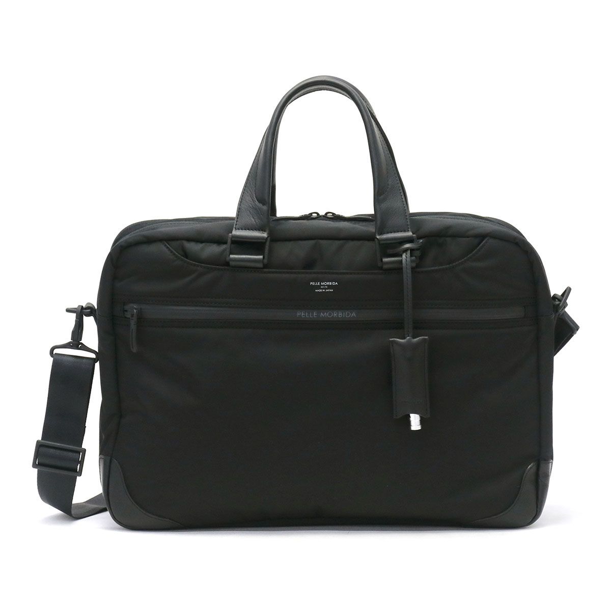 Wpc傘+ペッレモルビダ ビジネスバッグ PELLE MORBIDA ブリーフケース 2WAY Brief Bag 通勤バッグ B4 A4 メンズ ペレモルビダ HYD002 ブラック