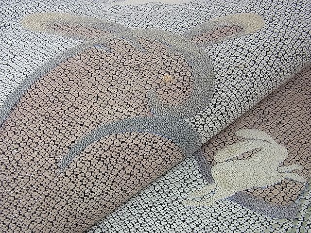 平和屋本店□極上 中国人間国宝 将雪英 中国三大刺繍 相良刺繍 六通柄