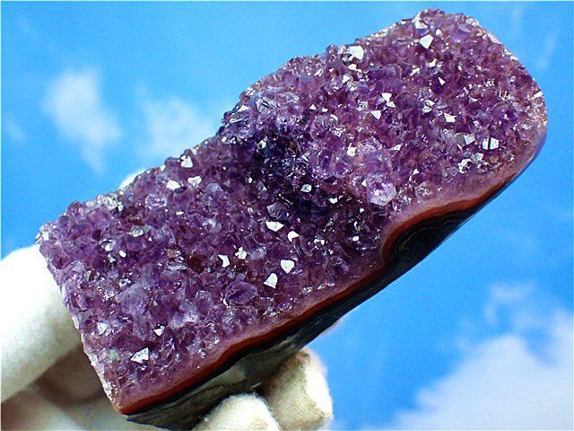 AAA級家庭円満◆天然アメジストクラスター原石YTB85G3/368G43D AAA満◇天然アメジストクラスター原石YTB85G3/368G43D