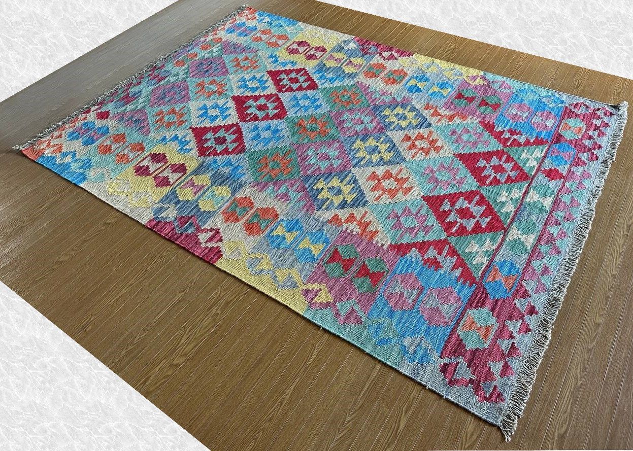 【242×178】イラン直輸入シーラーズ産キリム・KILIM3066-75-H